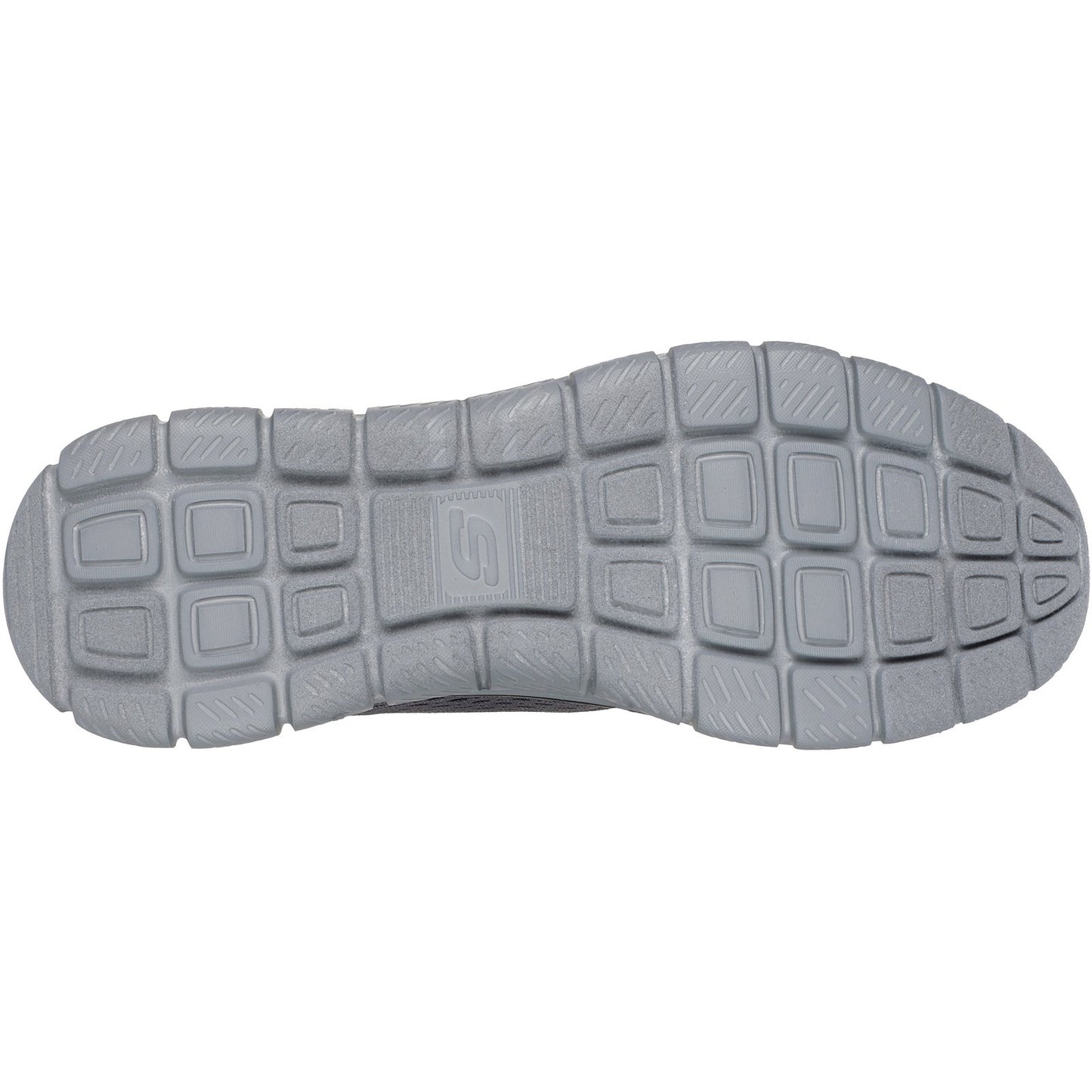 Skechers Track Leshur Mens Charcoal Orange Trainers