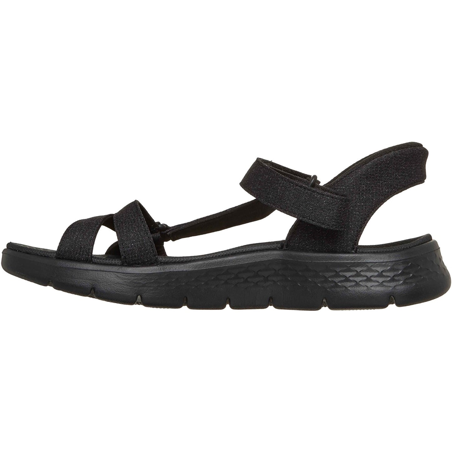 Skechers GO WALK Flex Illuminate Womens Black Sandal