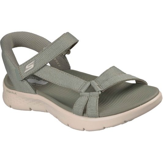 Skechers GO WALK Flex Illuminate Womens Sage Green Sandal