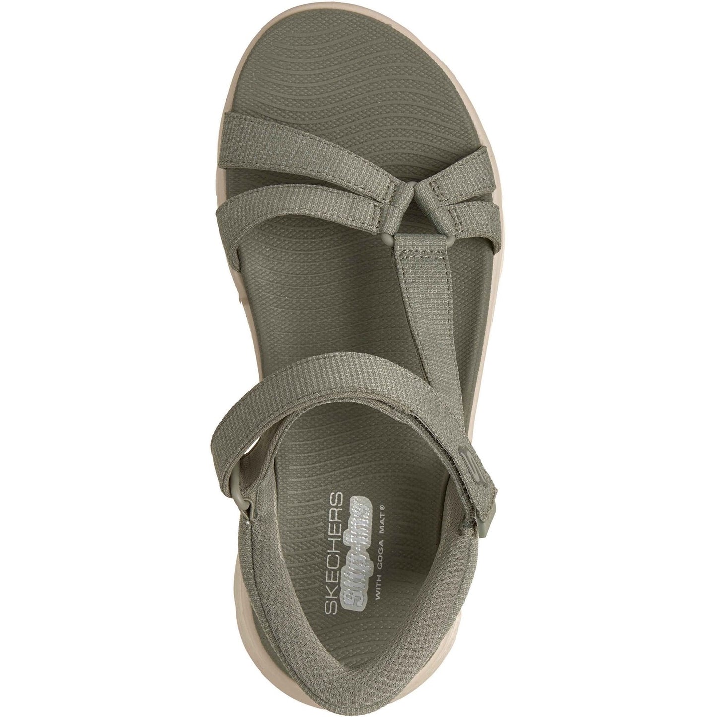 Skechers GO WALK Flex Illuminate Womens Sage Green Sandal
