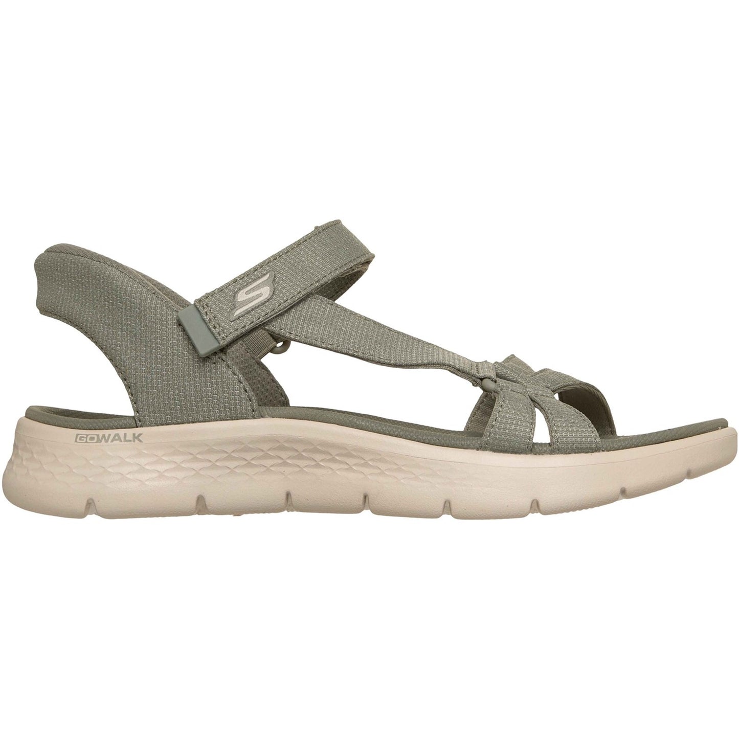 Skechers GO WALK Flex Illuminate Womens Sage Green Sandal