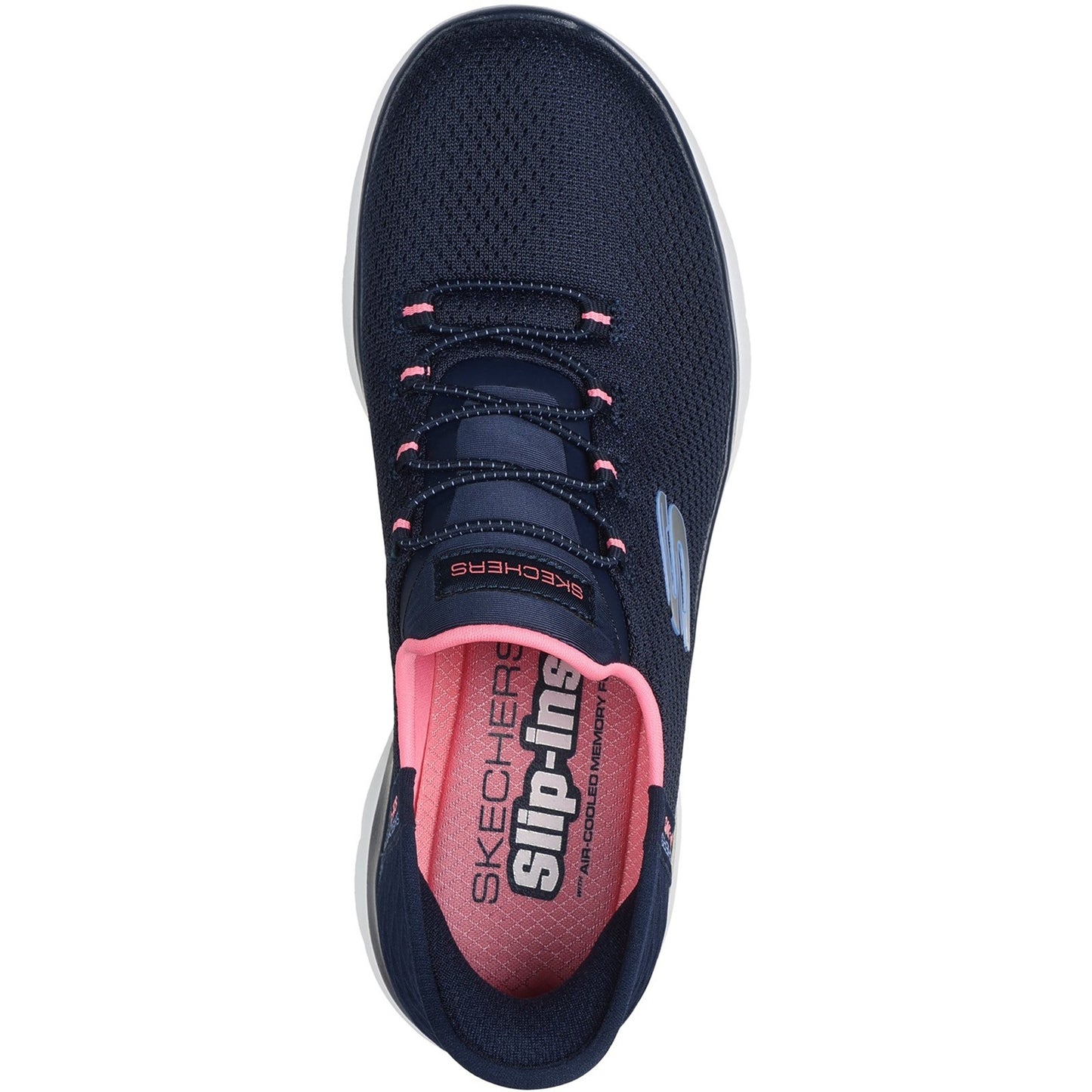 Skechers Summits Diamond Dream Womens Navy Pink Trainer