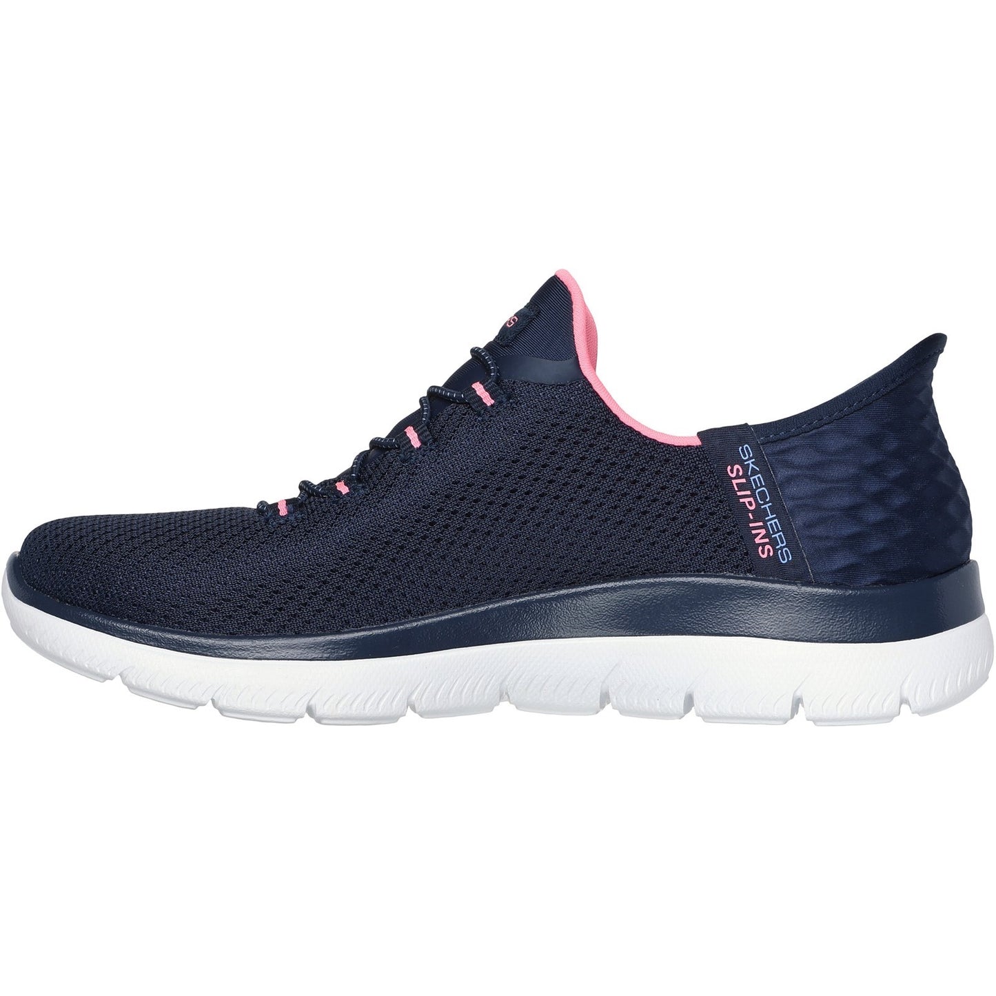 Skechers Summits Diamond Dream Womens Navy Pink Trainer