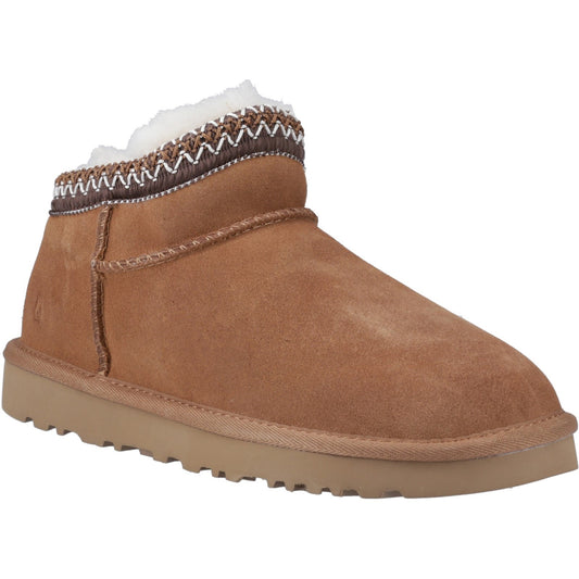Hush Puppies Sloane Womens Tan Bootie Slipper