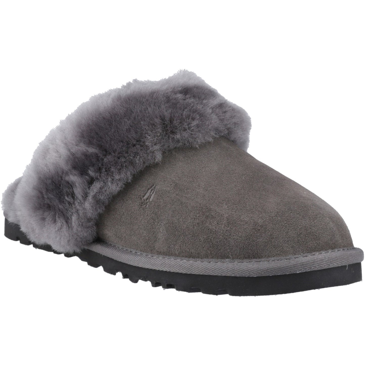 Hush Puppies Samantha Womens Grey Mule Slipper