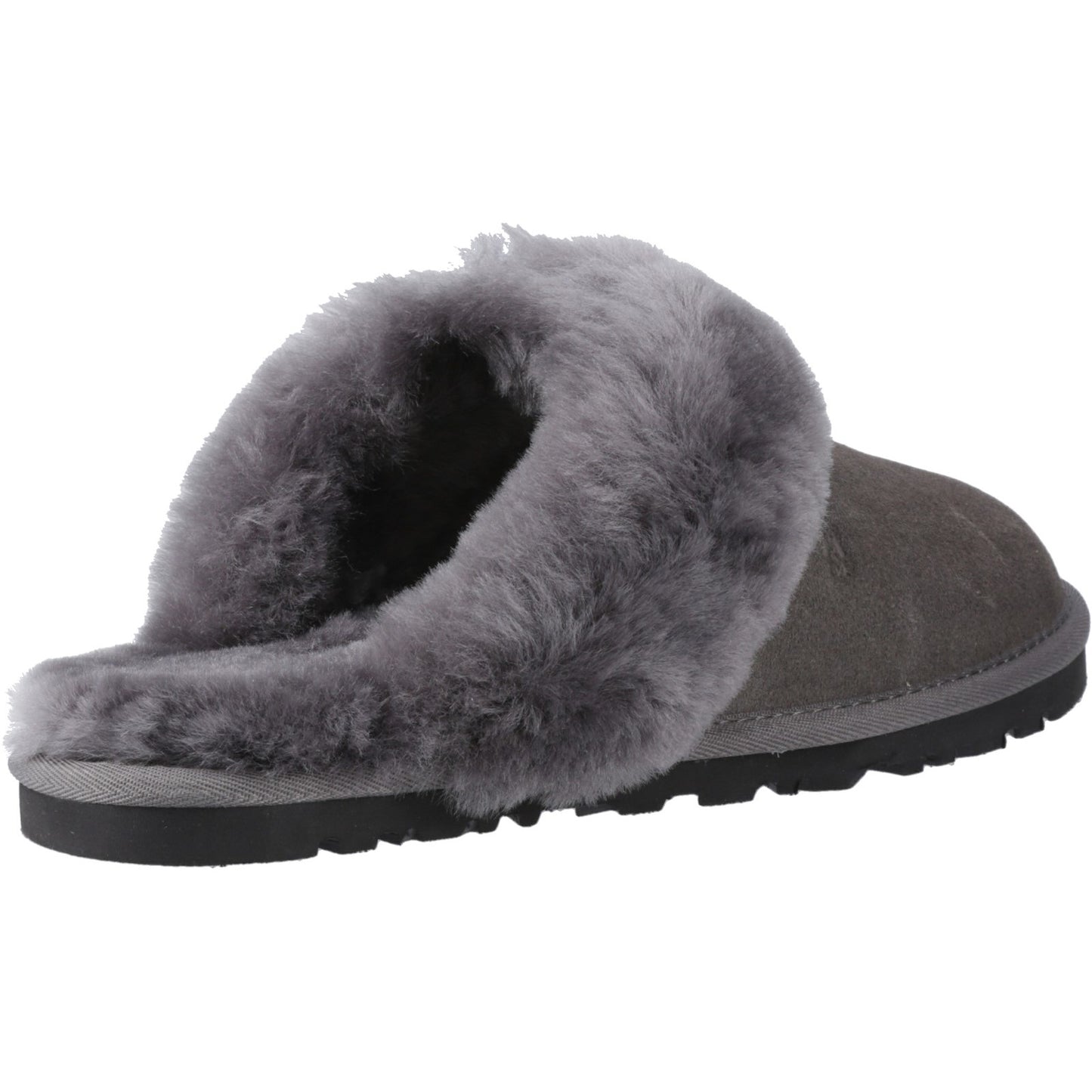 Hush Puppies Samantha Womens Grey Mule Slipper