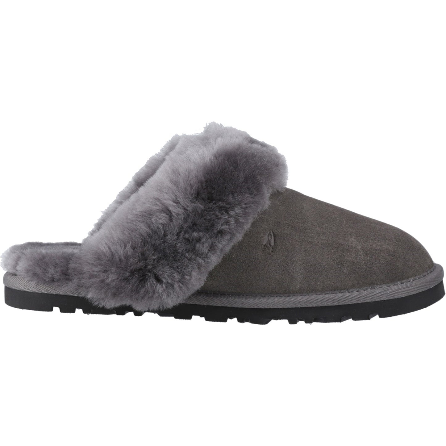 Hush Puppies Samantha Womens Grey Mule Slipper