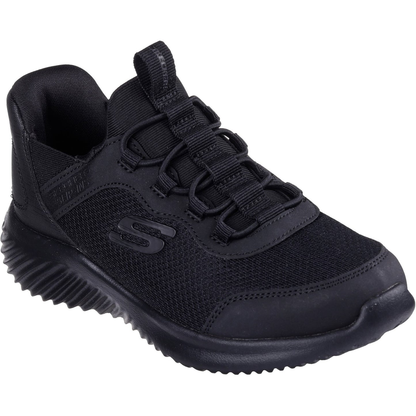 Skechers Bounder Brisk Burst Black Trainer
