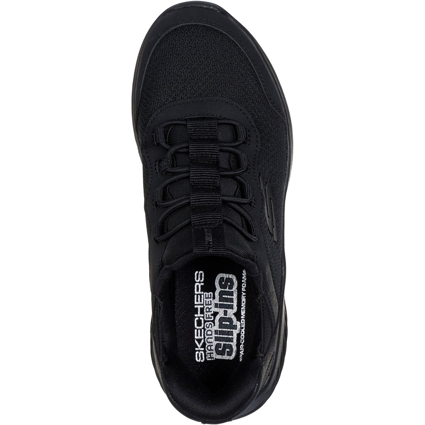 Skechers Bounder Brisk Burst Black Trainer