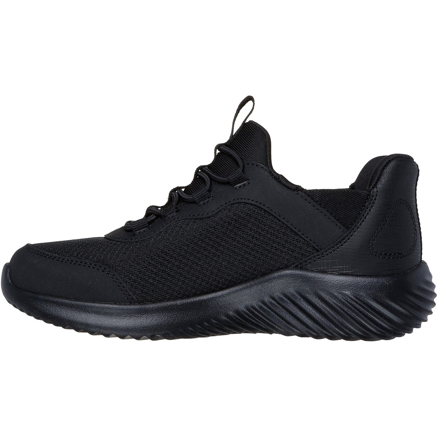 Skechers Bounder Brisk Burst Black Trainer