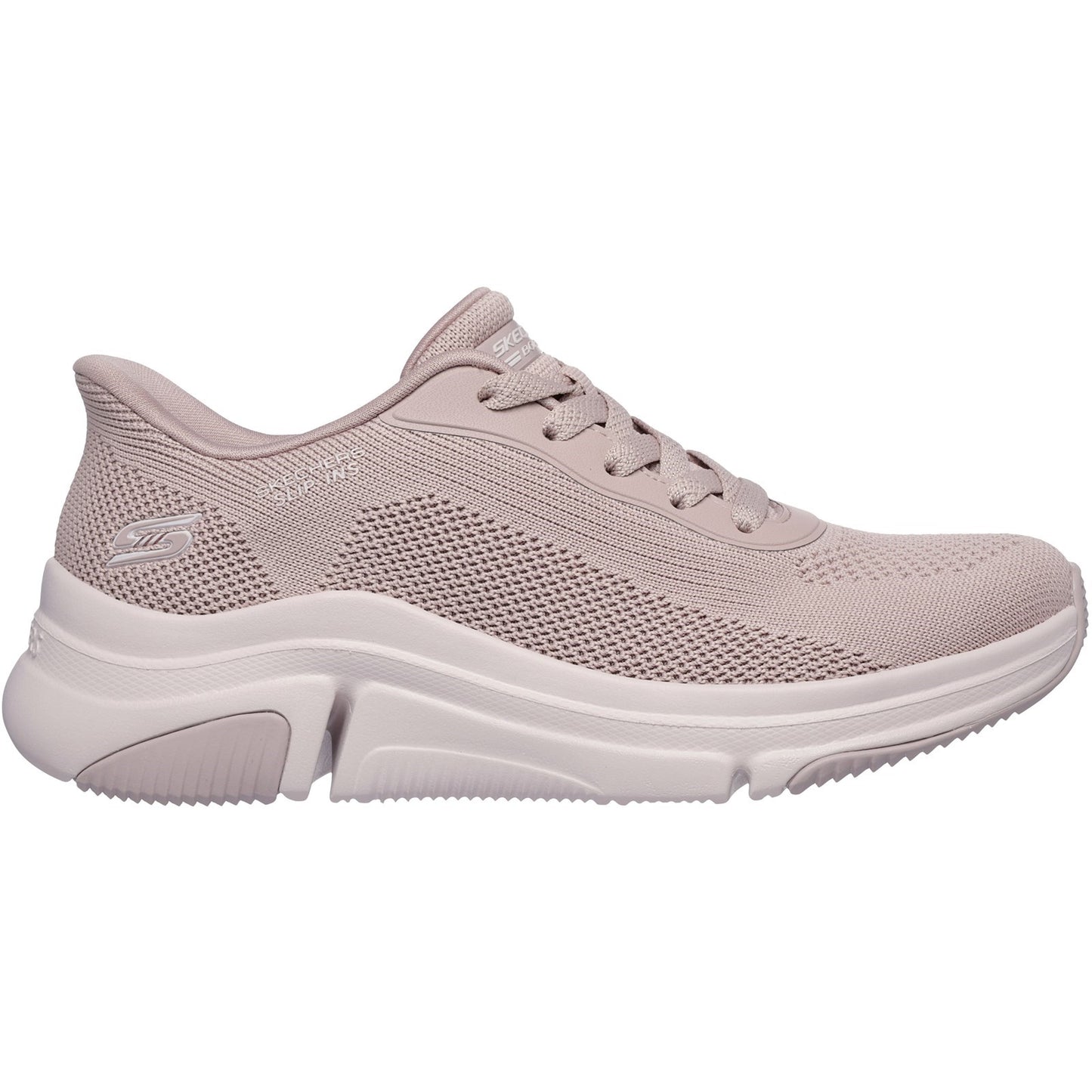 Skechers BOBS Sparrow Flex Too You Womens Blush Pink Trainers