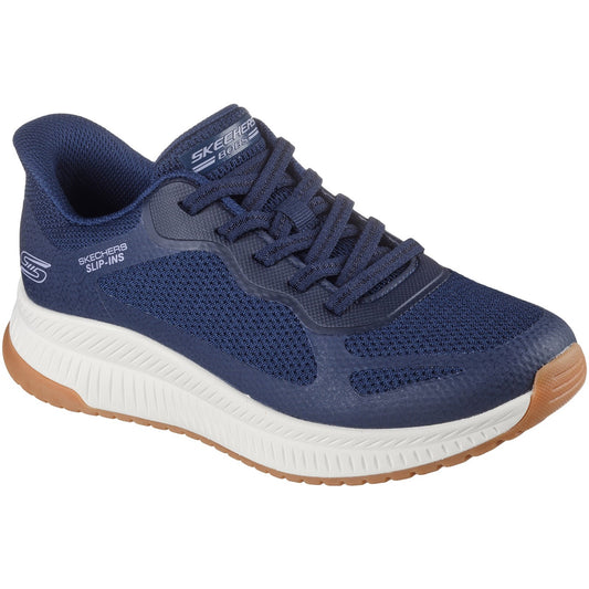 Skechers BOBS Squad 4 Staple Look Womens Navy Trainer