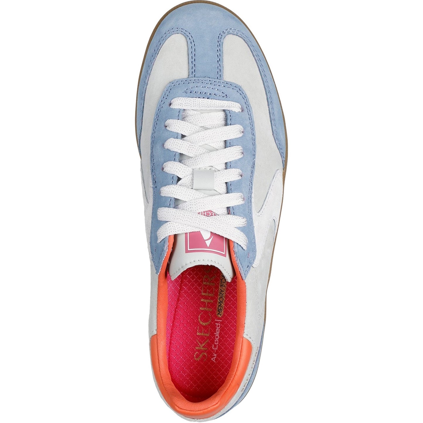 Skechers Hotshot For The Win Womens Light Blue Multi Trainer