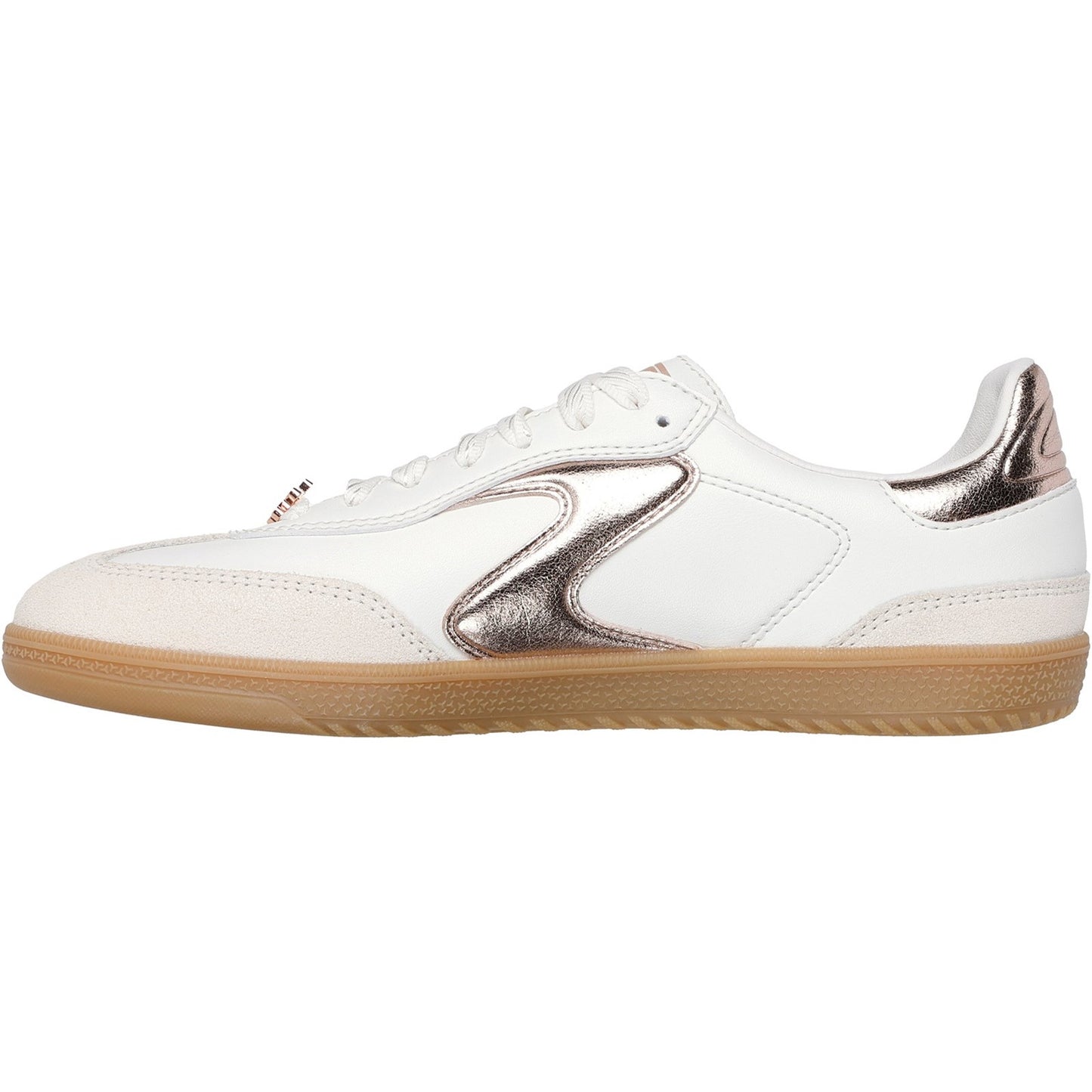 Skechers Hotshot Cool Glow Womens White Rose Gold Trainer