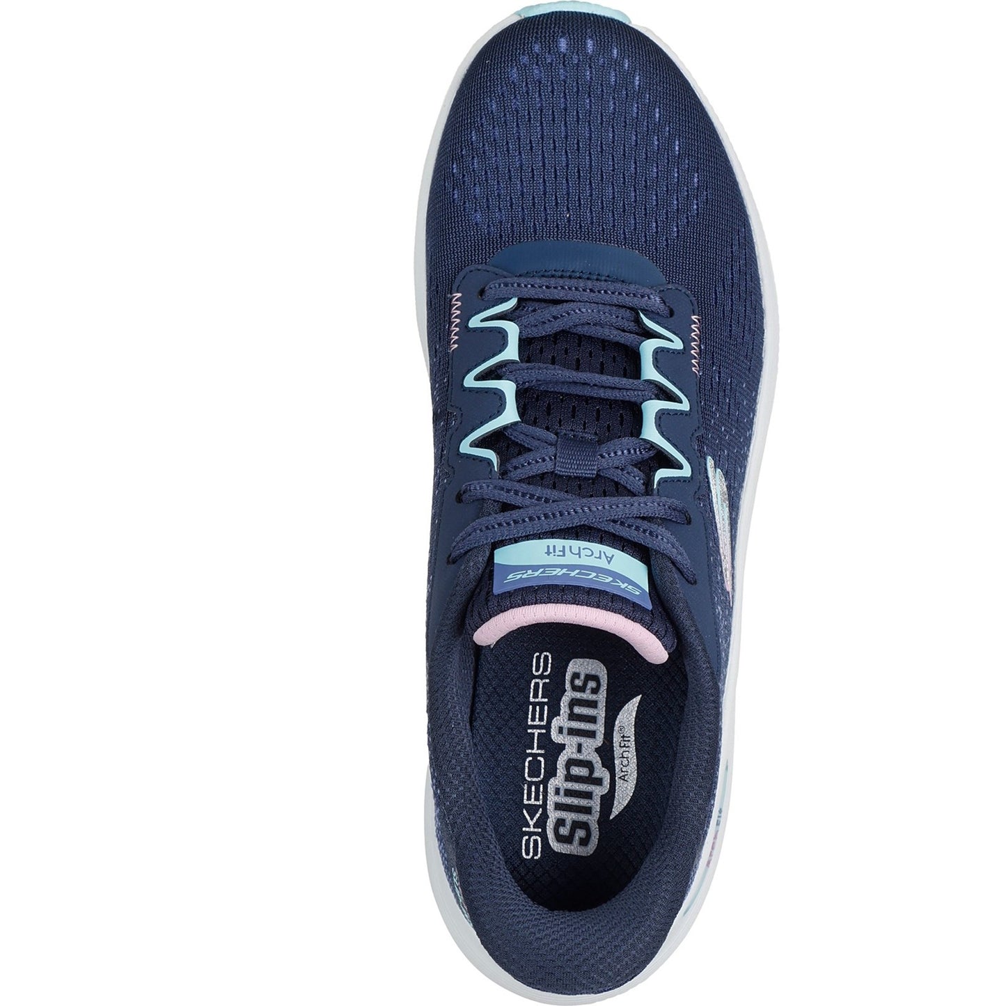 Skechers Arch Fit 2.0 Fresh Pace Womens Navy Multi Trainer