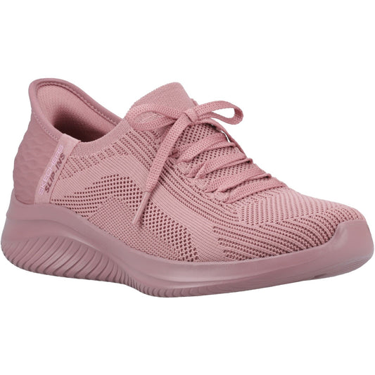 Skechers Ultra Flex 3.0 Pure Colour Womens Mauve Trainers