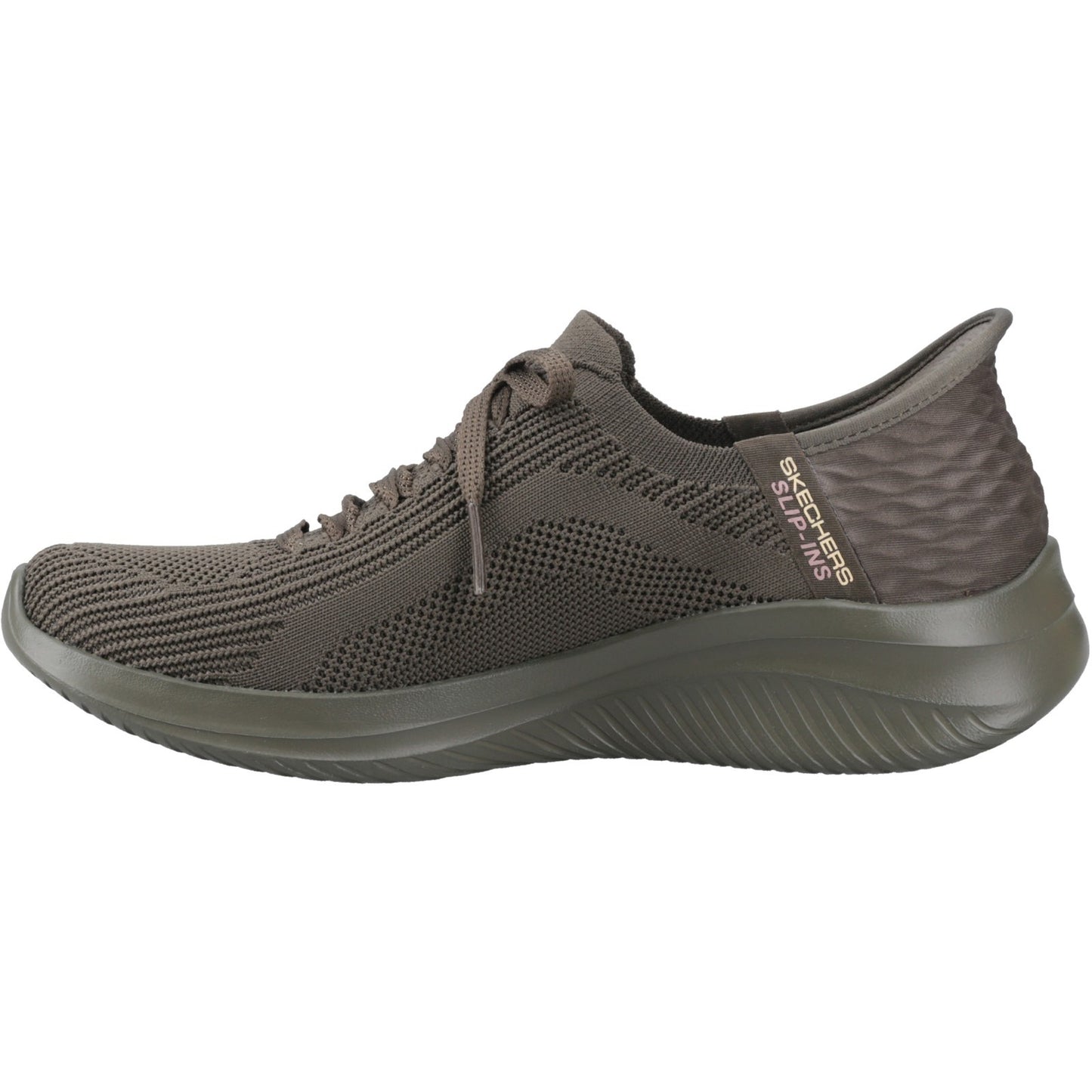 Skechers Ultra Flex 3.0 Pure Colour Womens Olive Trainers