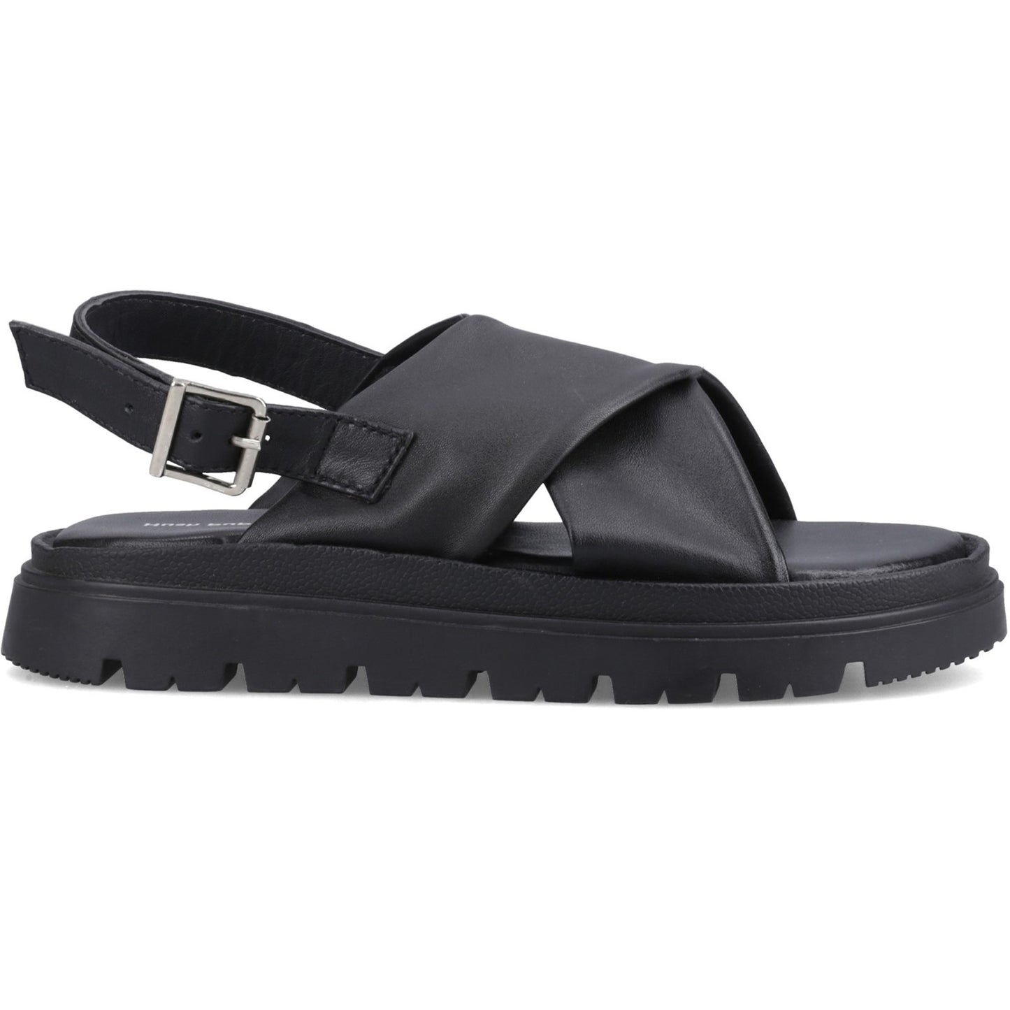 Hush Puppies Lara Womens Black Chunky Sandal