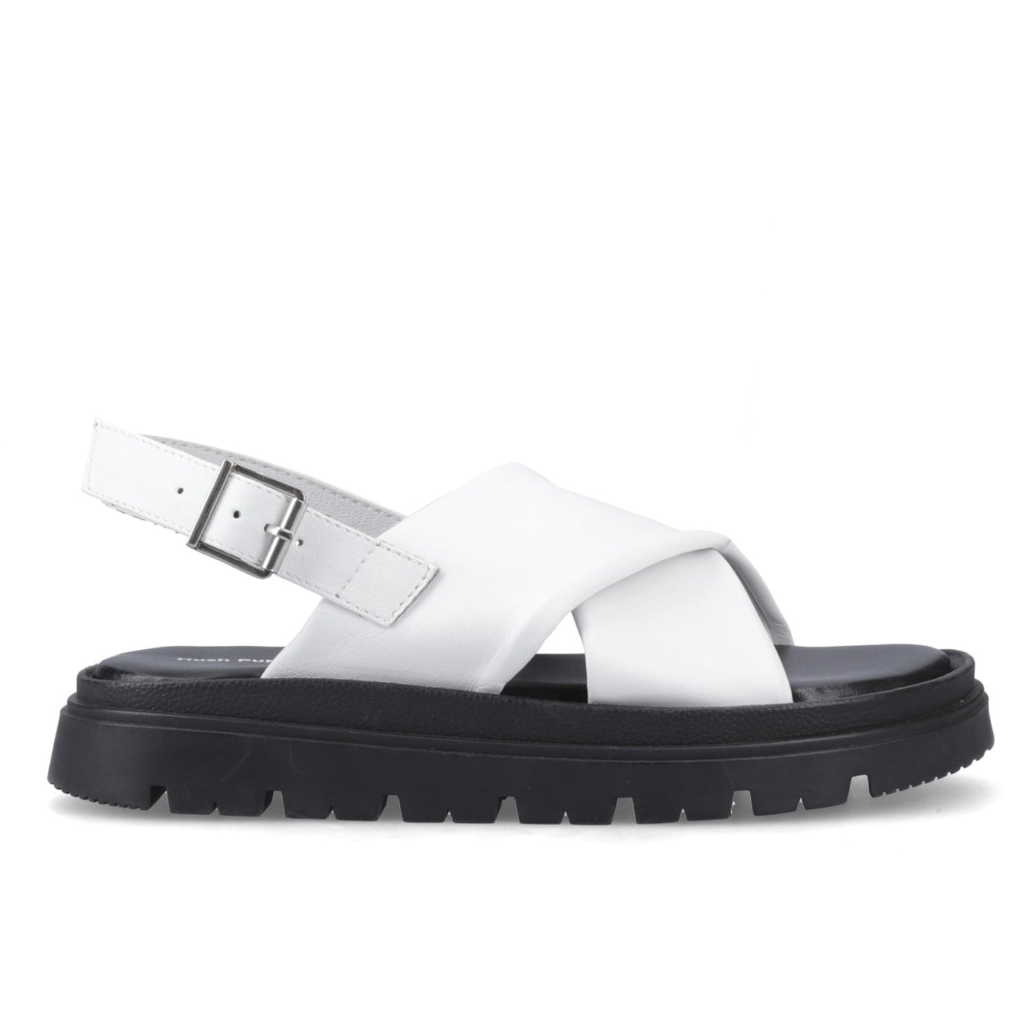 Hush Puppies Lara Womens White Chunky Sandal