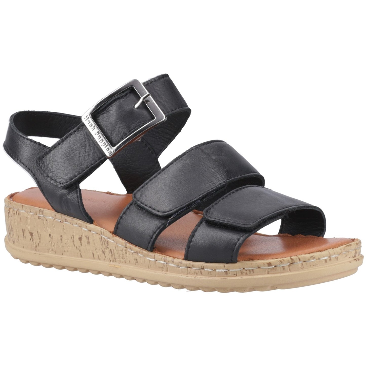 Hush Puppies Eliana Womens Black Sandals