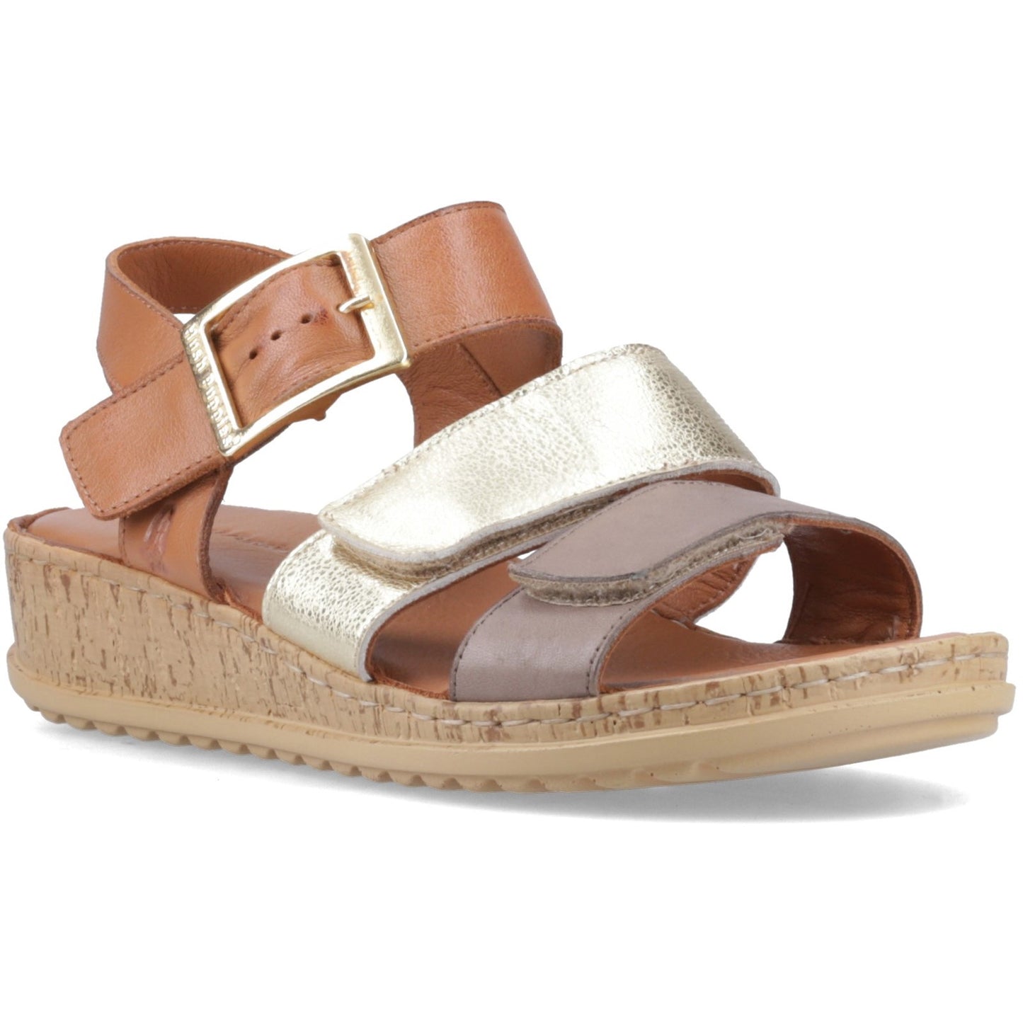 Hush Puppies Eliana Womens Gold Sandals