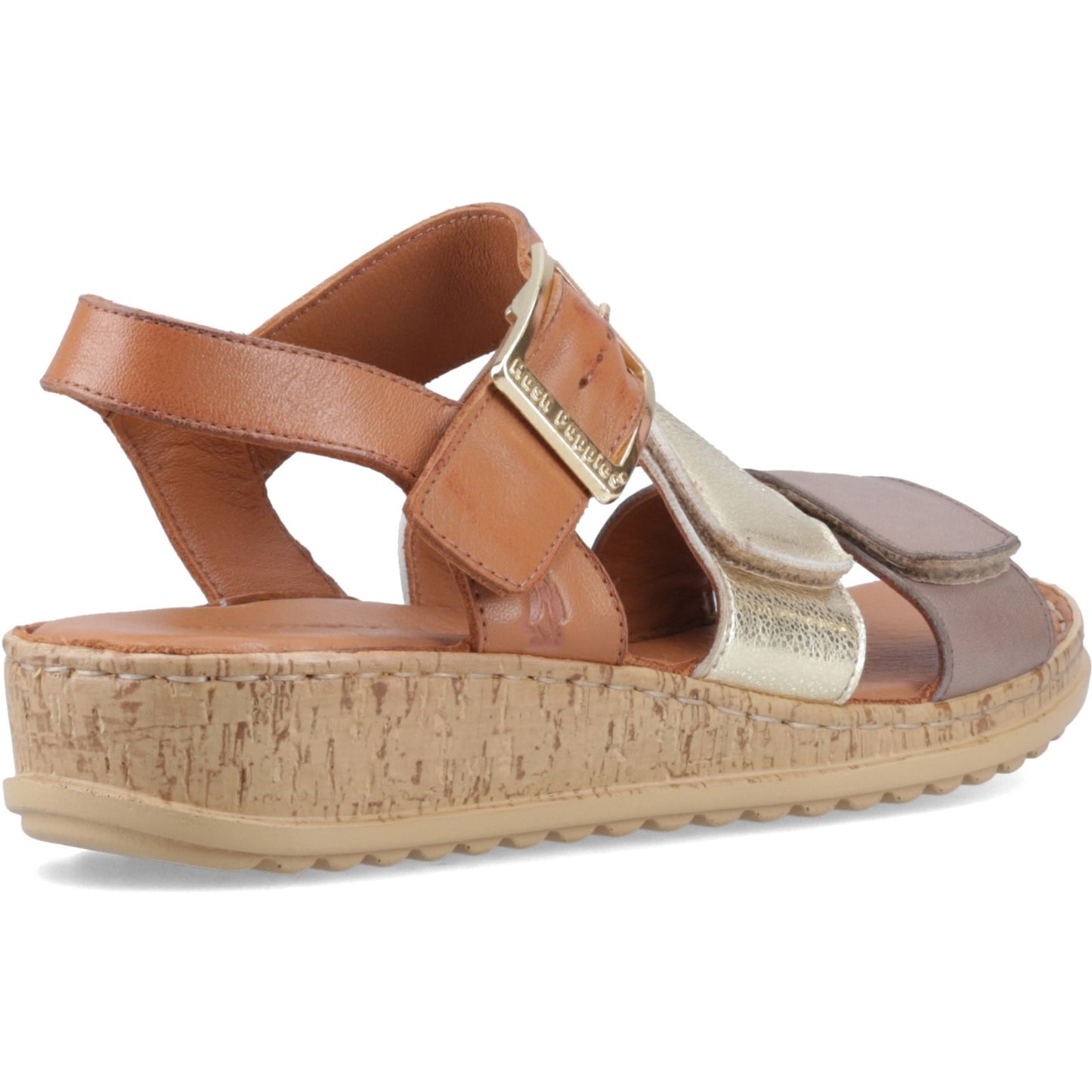 Hush Puppies Eliana Womens Gold Sandals