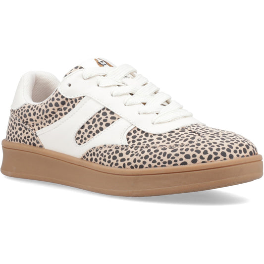 Hush Puppies Maura Womens Cheetah Print Trainer