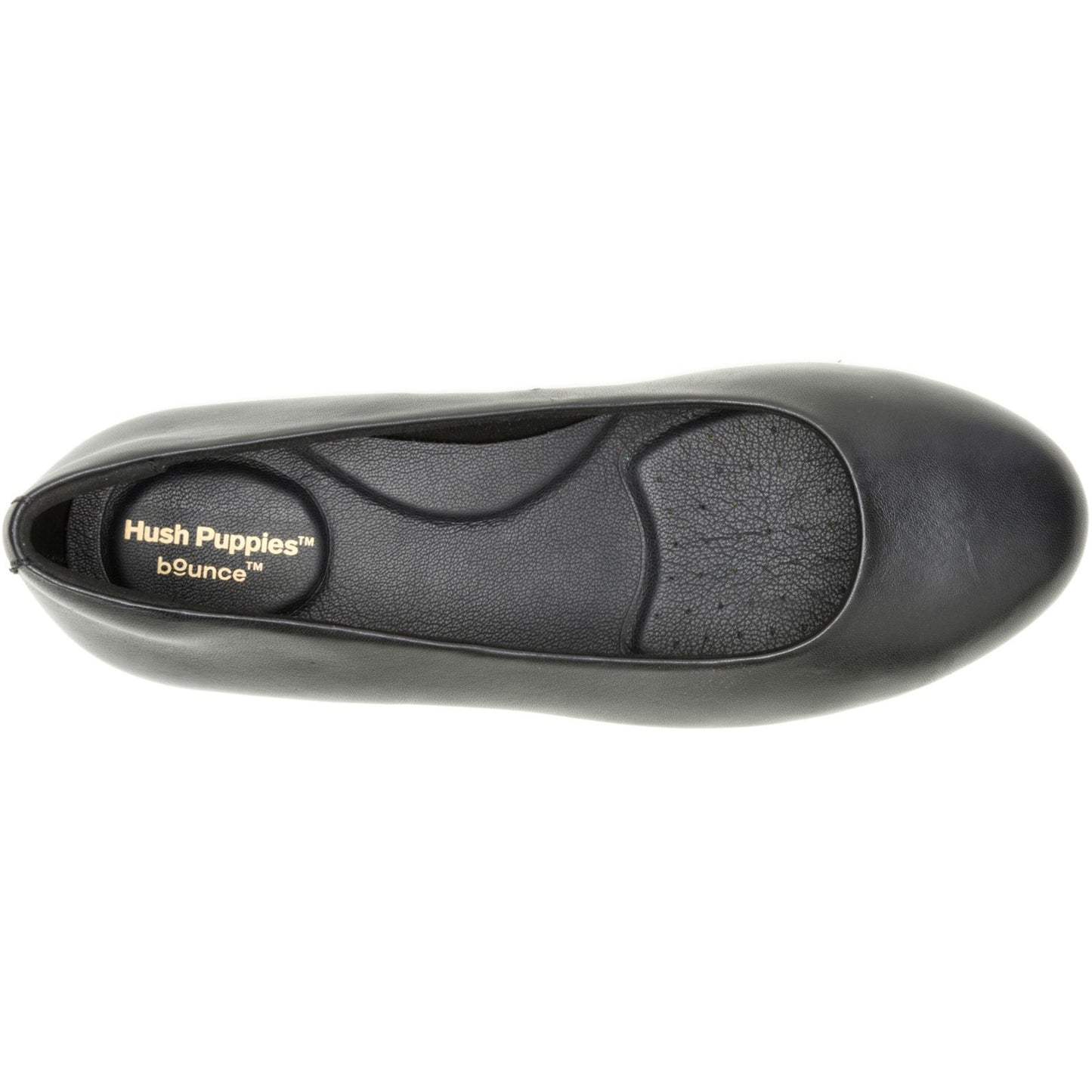 Hush Puppies Alice Womens Black Flat Ballerina