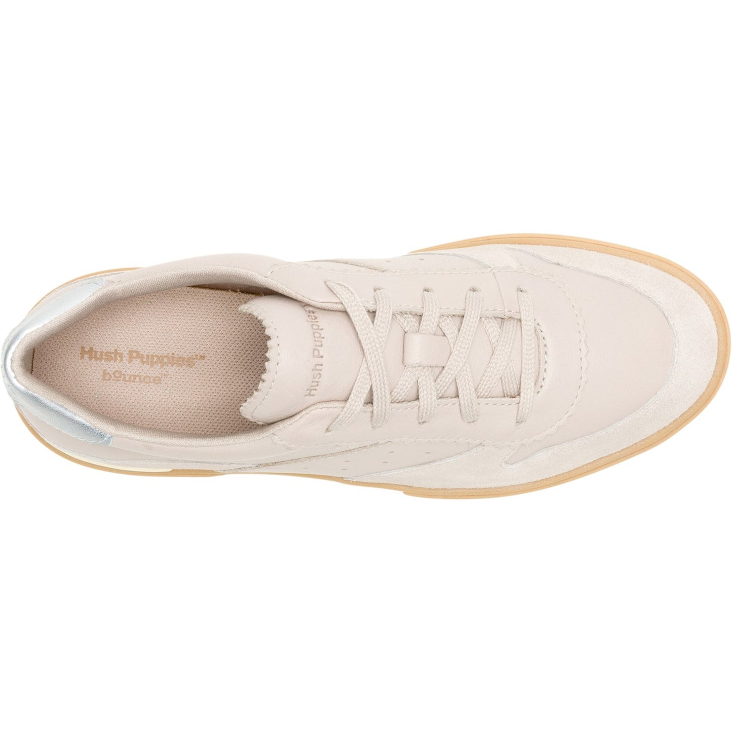 Hush Puppies Mae Womens Taupe Trainer