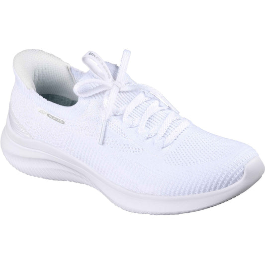 Skechers Ultra Flex 4.0 Womens White Trainer