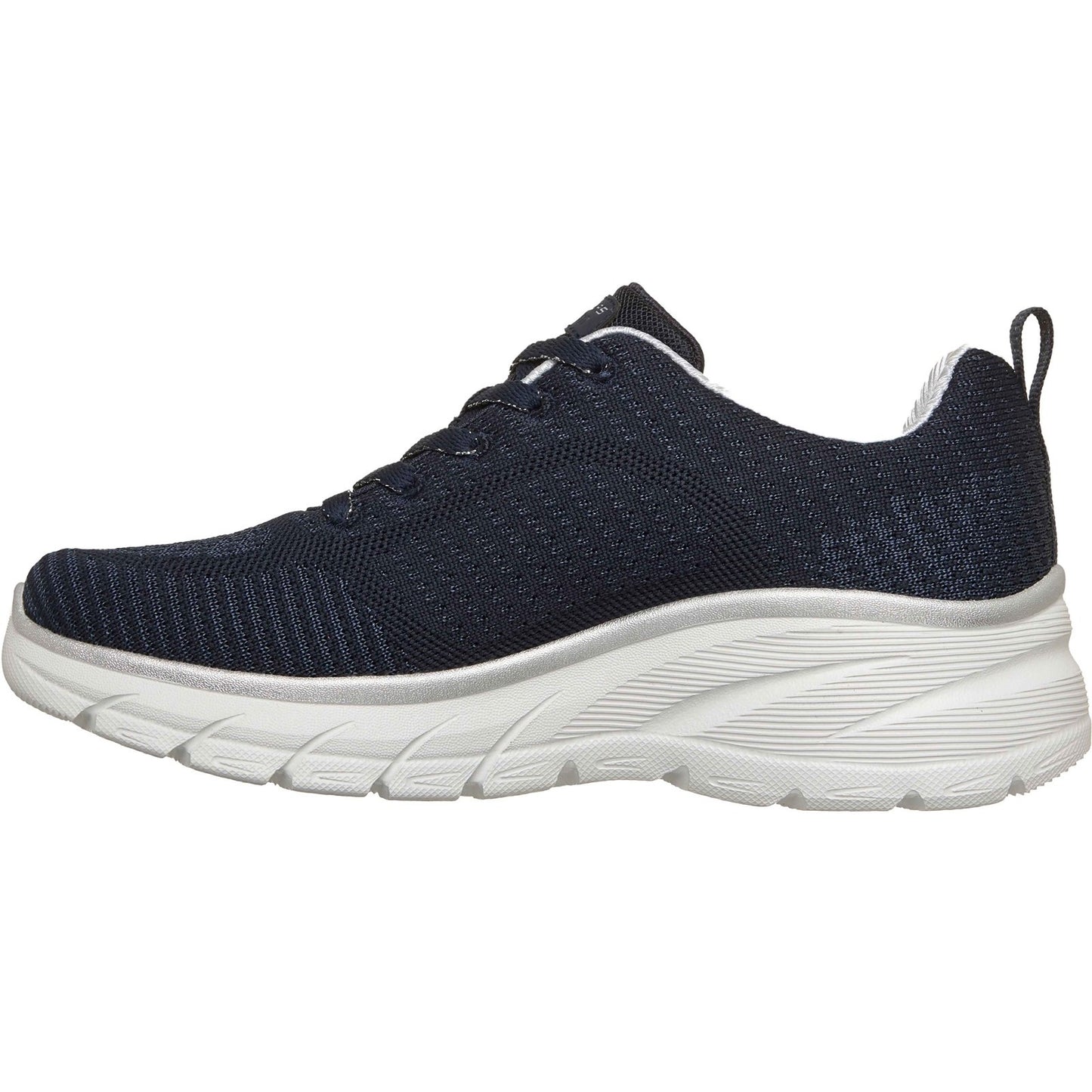 Skechers Fashion Fit 2.0 Womens Navy Silver Trainers