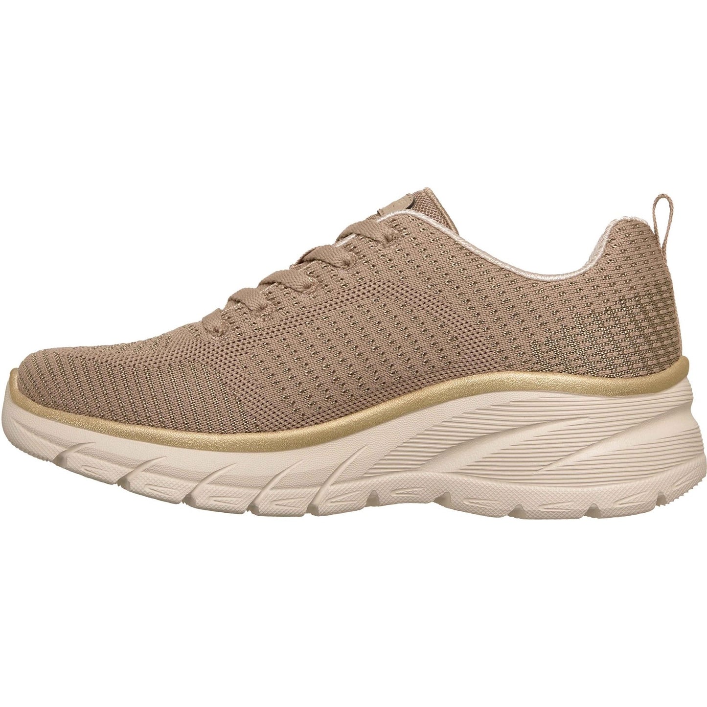 Skechers Fashion Fit 2.0 Womens Taupe Gold Trainers