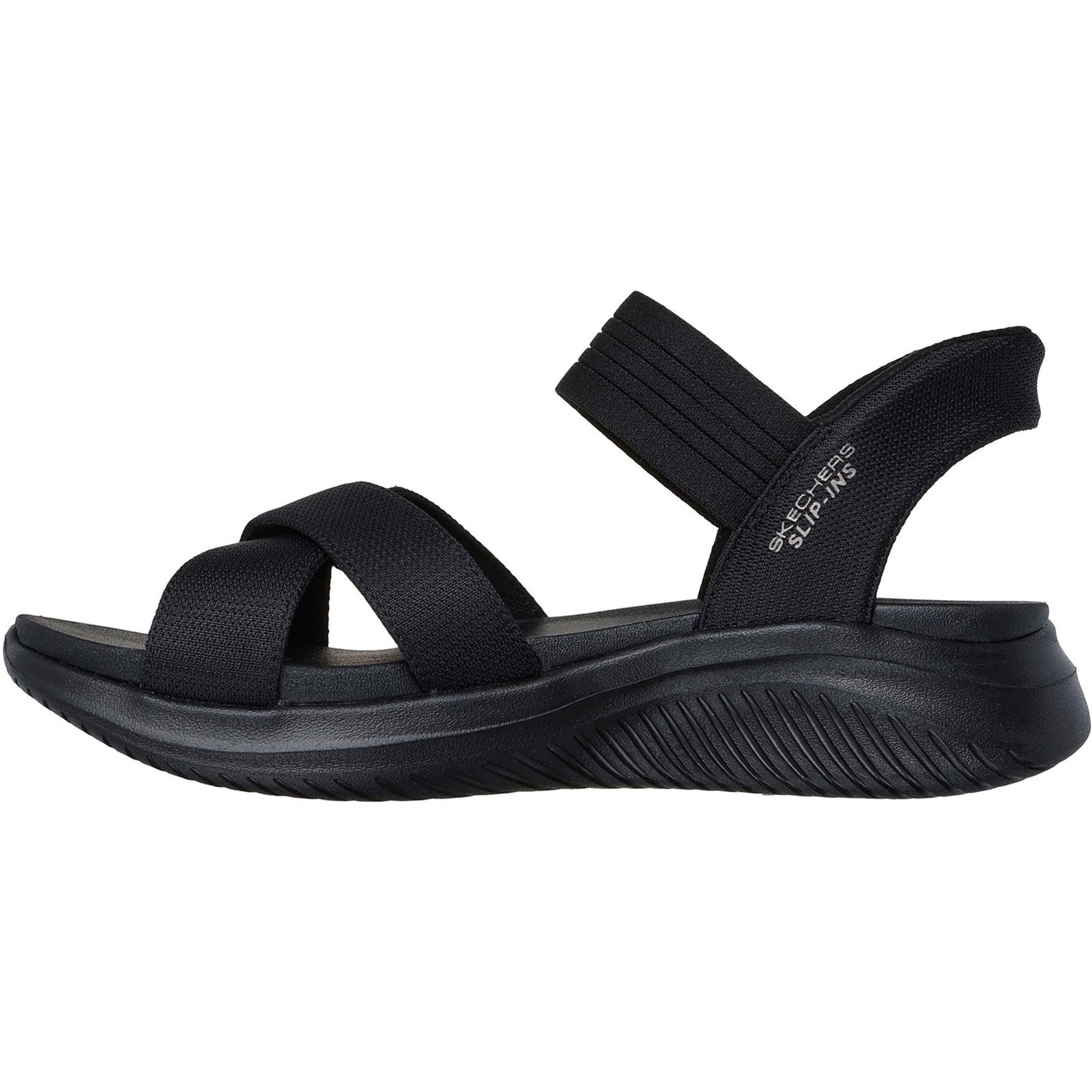 Skechers Ultra Flex 3.0 Never Better Womens Black Sandal