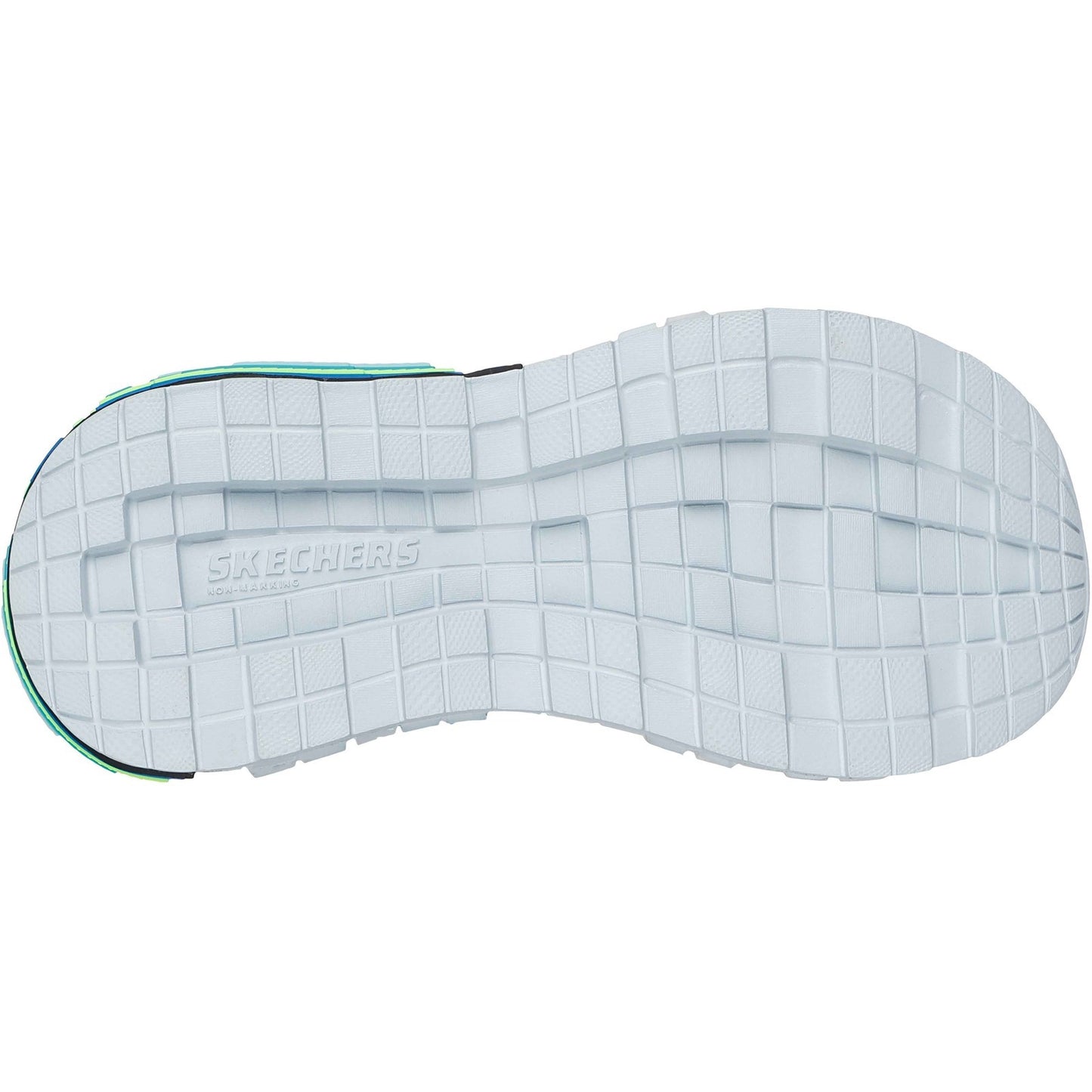Skechers Mega Splash Boys Blue Lime Sandal