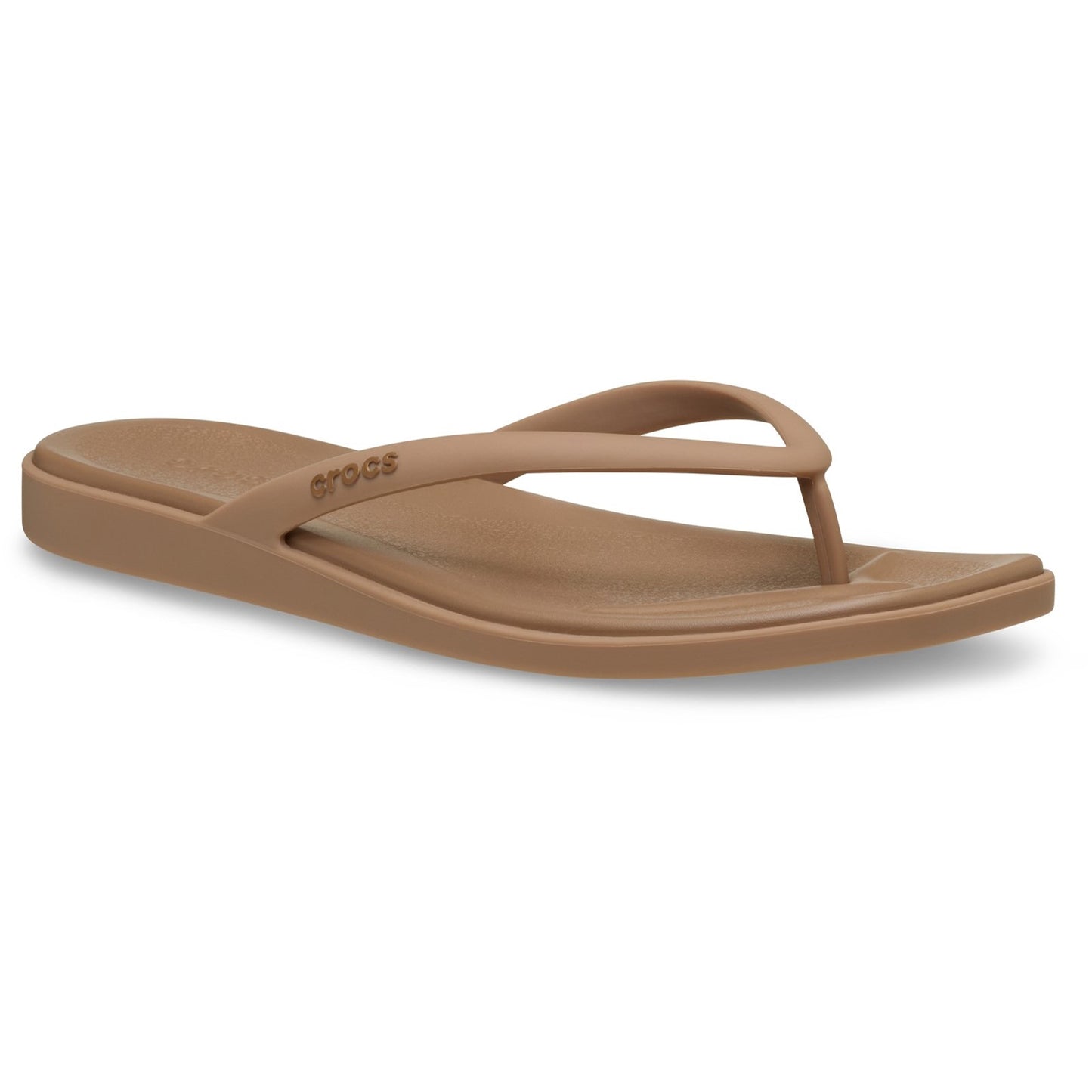Crocs Miami Flip Womens Milk Chocolate Sandal