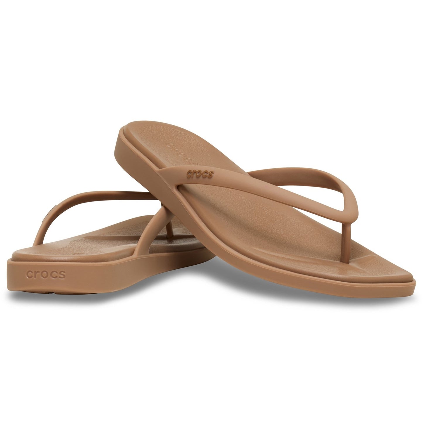 Crocs Miami Flip Womens Milk Chocolate Sandal
