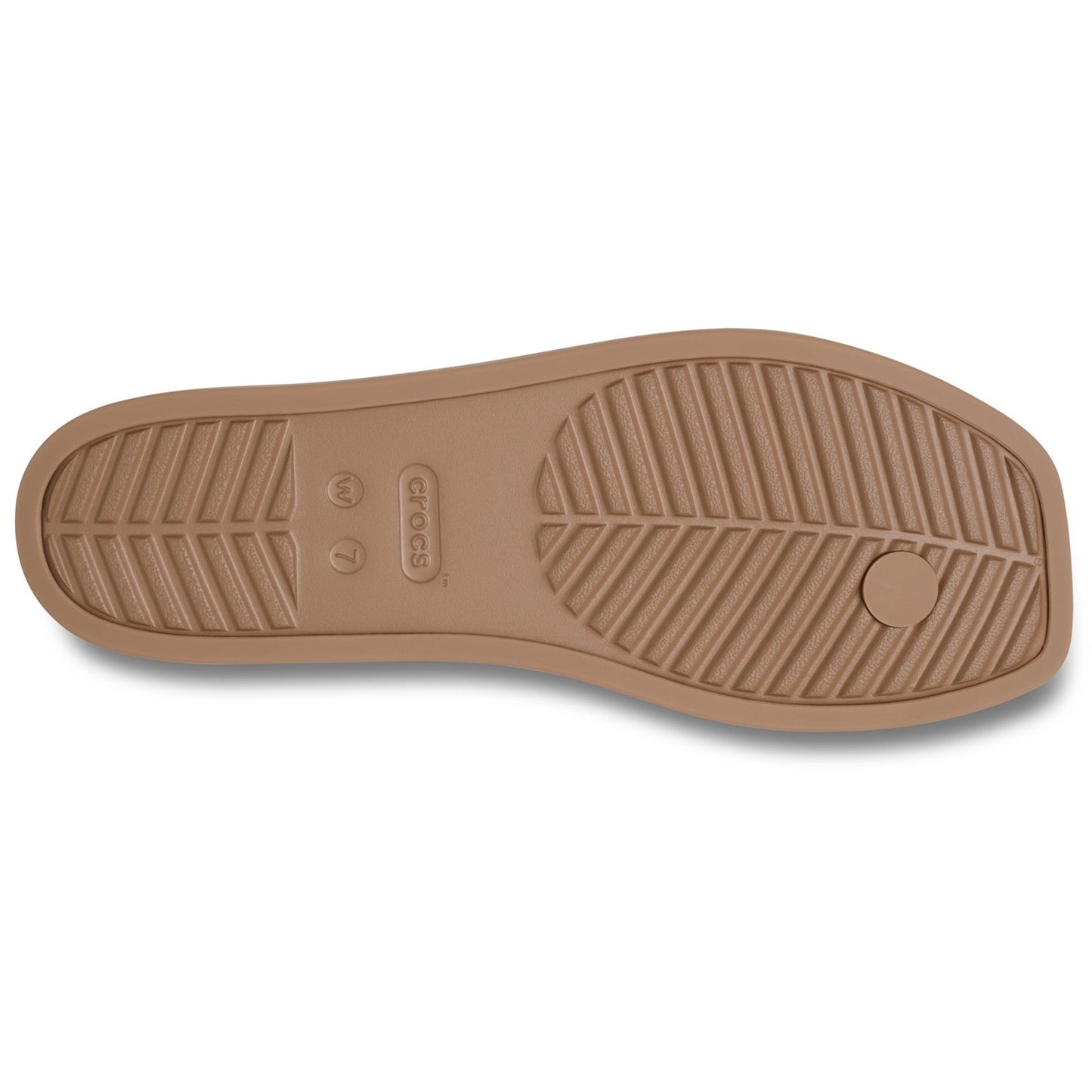 Crocs Miami Flip Womens Milk Chocolate Sandal