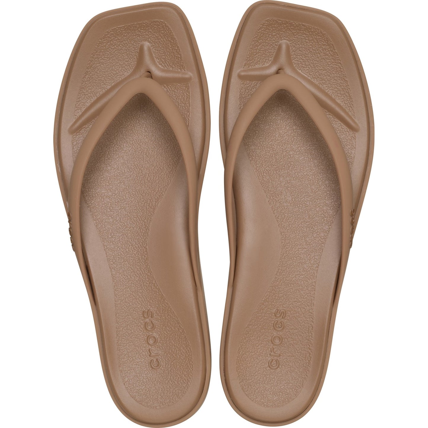 Crocs Miami Flip Womens Milk Chocolate Sandal