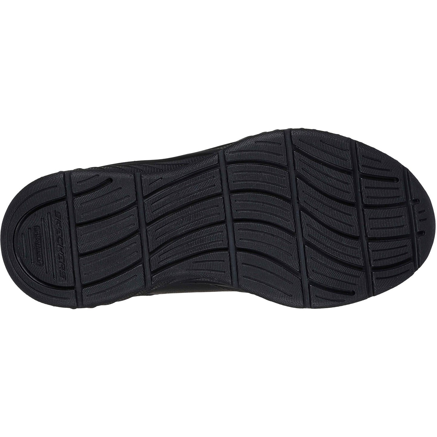 Skechers Microspec Plus Black School Shoes