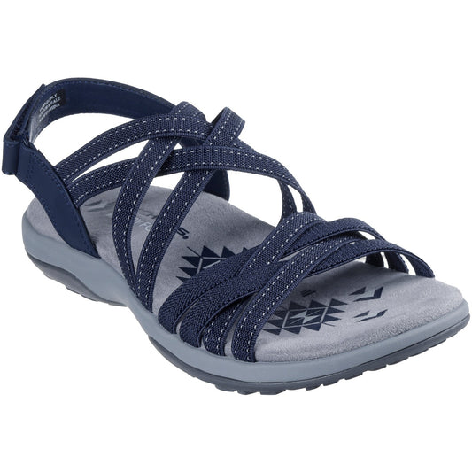 Skechers Reggae Summer Getaway Womens Navy Sandal