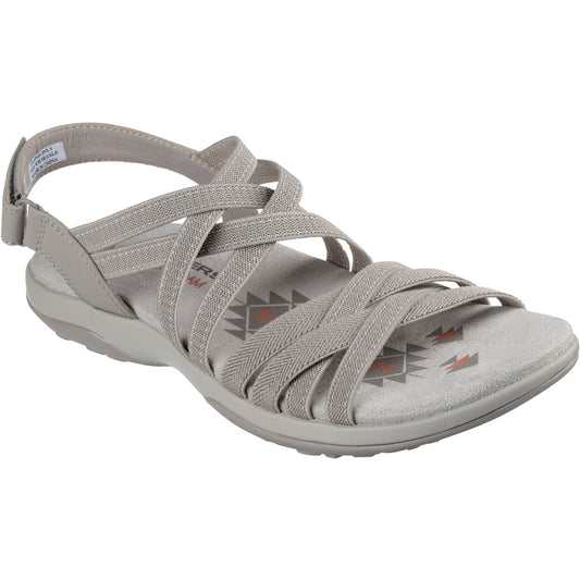 Skechers Reggae Summer Getaway Womens Taupe Sandal