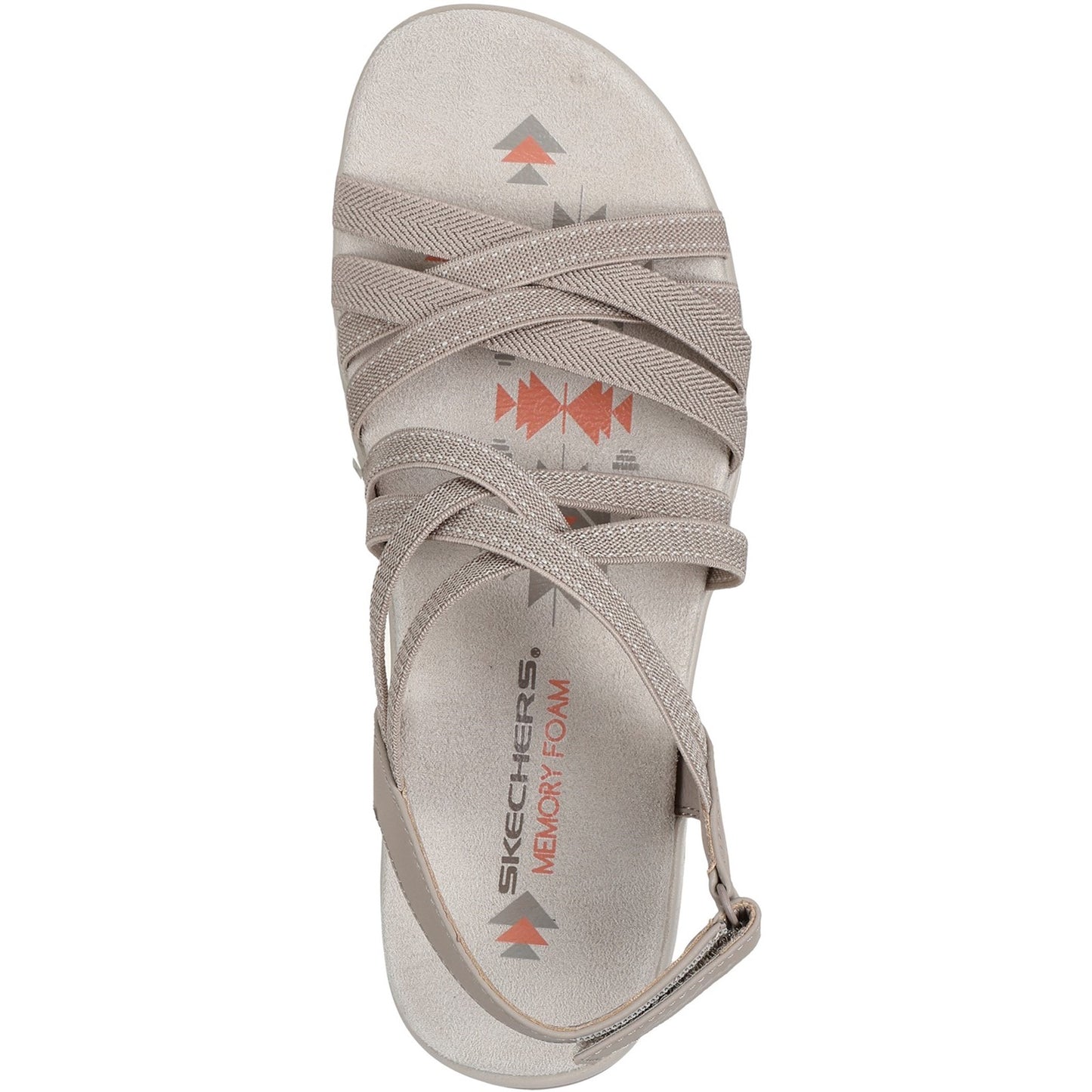 Skechers Reggae Summer Getaway Womens Taupe Sandal