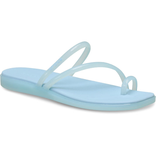 Crocs Miami Jelly Toe Loop Womens Sky Blue Sandal