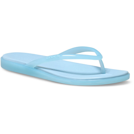 Crocs Miami Round Toe Flip Womens Sky Blue Sandal