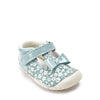 Start-rite Wiggle Infant Girls Sage Green Flower Shoe