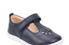 Start Rite Puzzle Girls Navy T-Bar Shoe