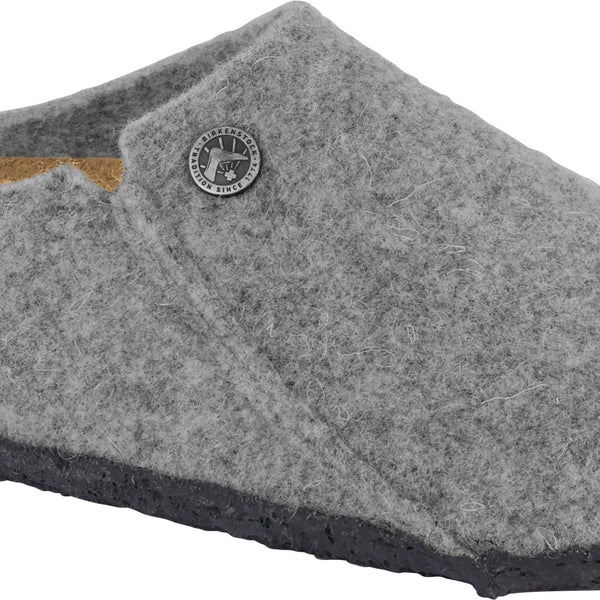 Birkenstock Zermatt Womens Light Grey Mule Slipper