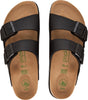 Birkenstock Arizona Narrow Footbed Grooved Platform Womens Black Sandal