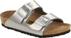 Birkenstock Arizona Kids Girls Metallic Silver Sandal