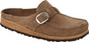 Birkenstock Buckley Womens Grey Taupe Mule Shoe
